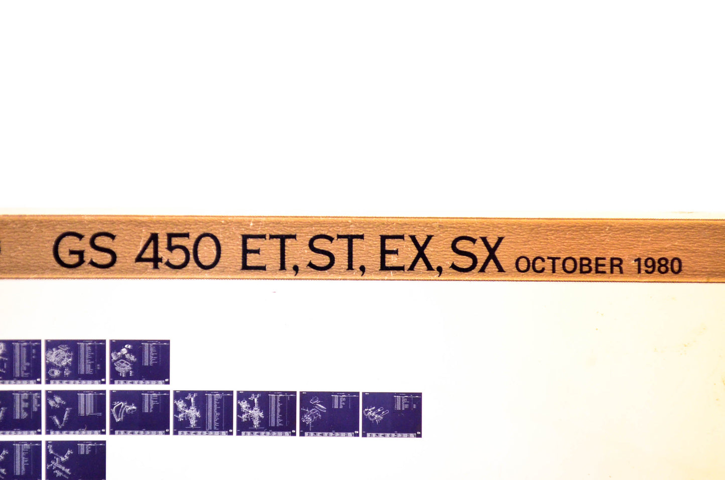 OEM Suzuki GS 450 ET,ST,EX,SX 1980/October Parts Catalog Microfiche
