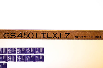 OEM Suzuki GS450 LT,LX,LZ 1981/November Parts Catalog Microfiche