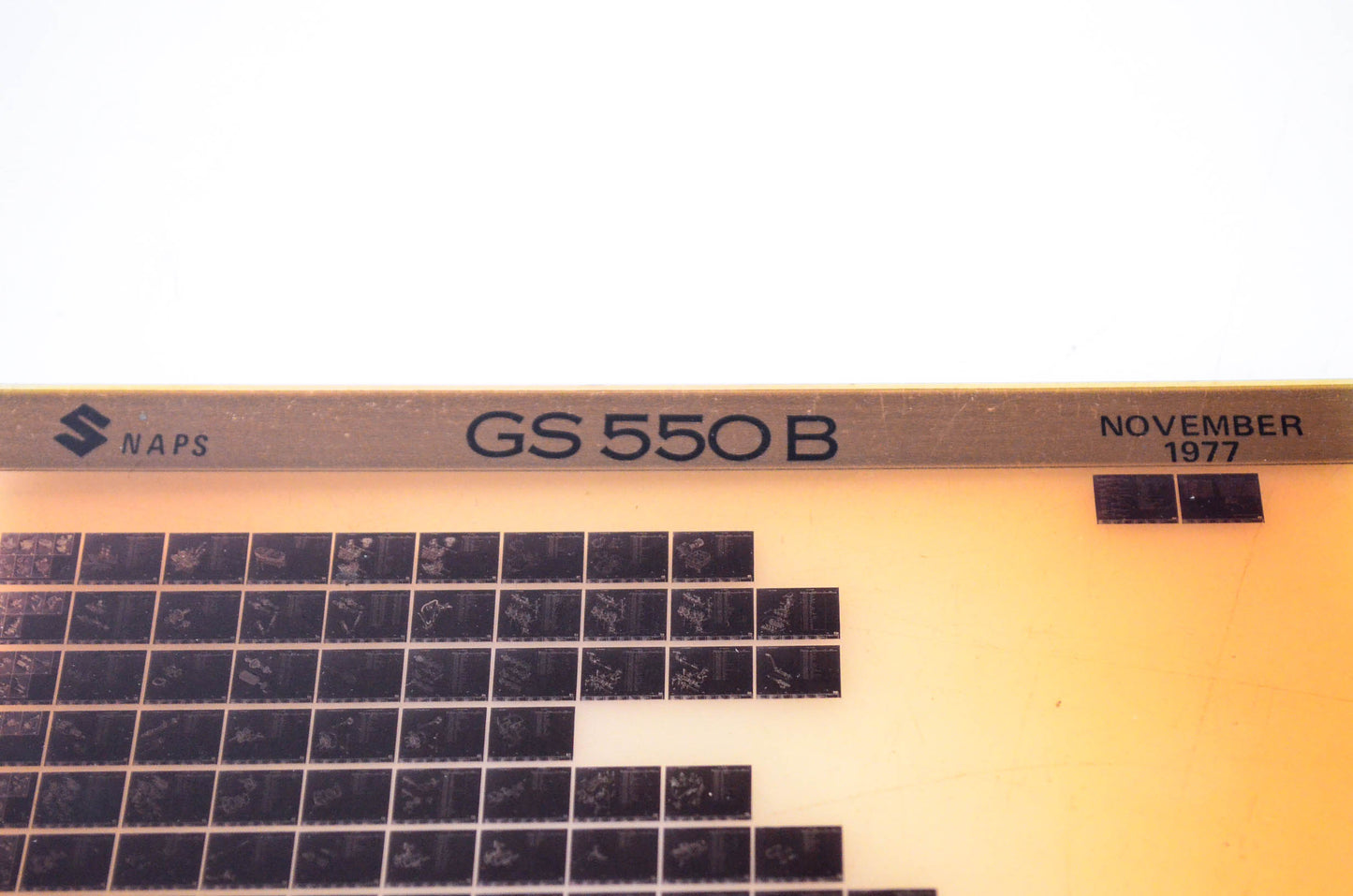 OEM Suzuki GS 550B 1977/November Microfiche