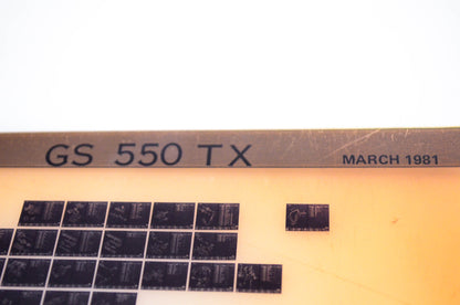 OEM Suzuki GS 550 TX 1981/March Parts Catalog Microfiche