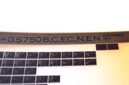 OEM Suzuki GS750B,C,EC,N,EN 1979/September Parts Catalog Microfiche