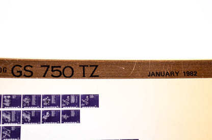OEM Suzuki GS 750 TZ 1982/January Parts Catalog Microfiche