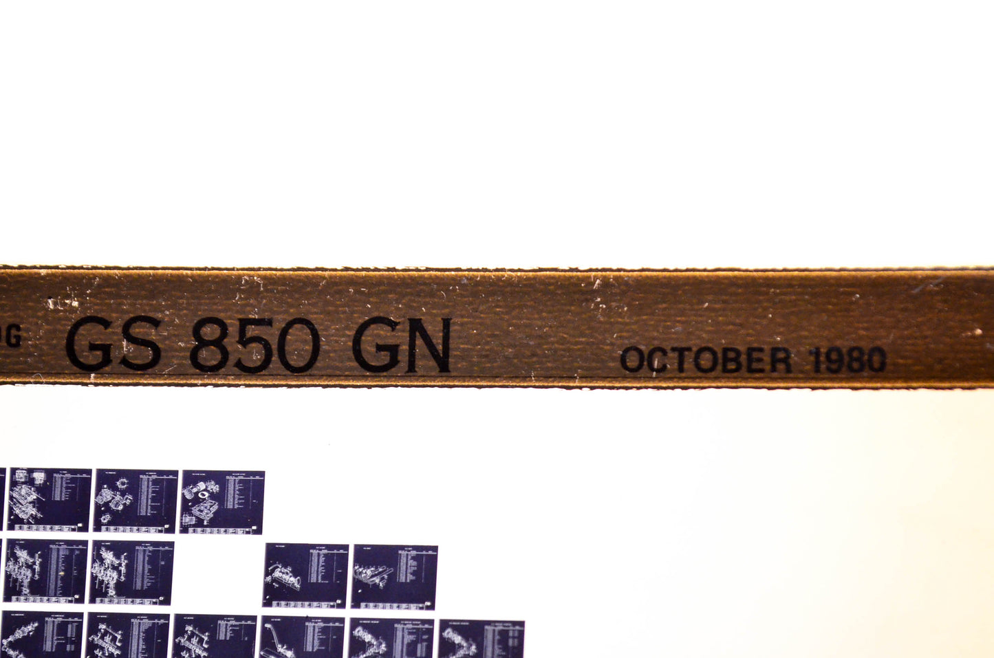 OEM Suzuki GS 850 GN 1980/October Parts Catalog Microfiche