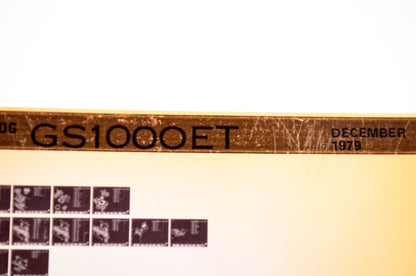 OEM Suzuki GS1000ET 1979/December Parts Catalog Microfiche