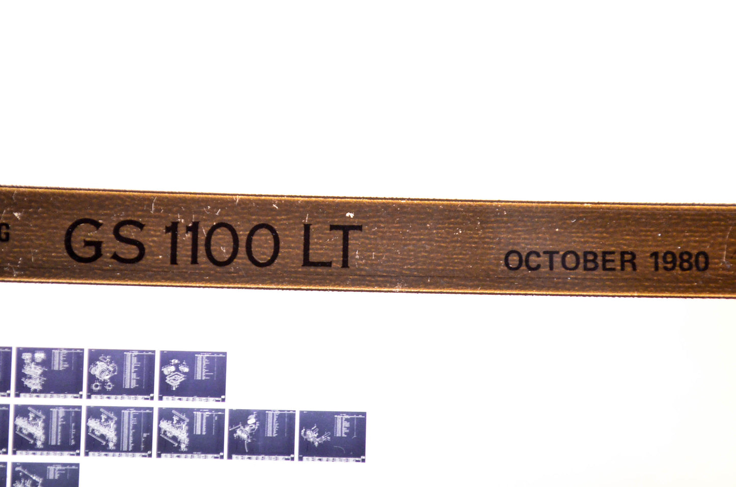 OEM Suzuki GS 1100 LT 1980/October Parts Catalog Microfiche