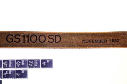 OEM Suzuki GS1100SD 1982/November Parts Catalog Microfiche