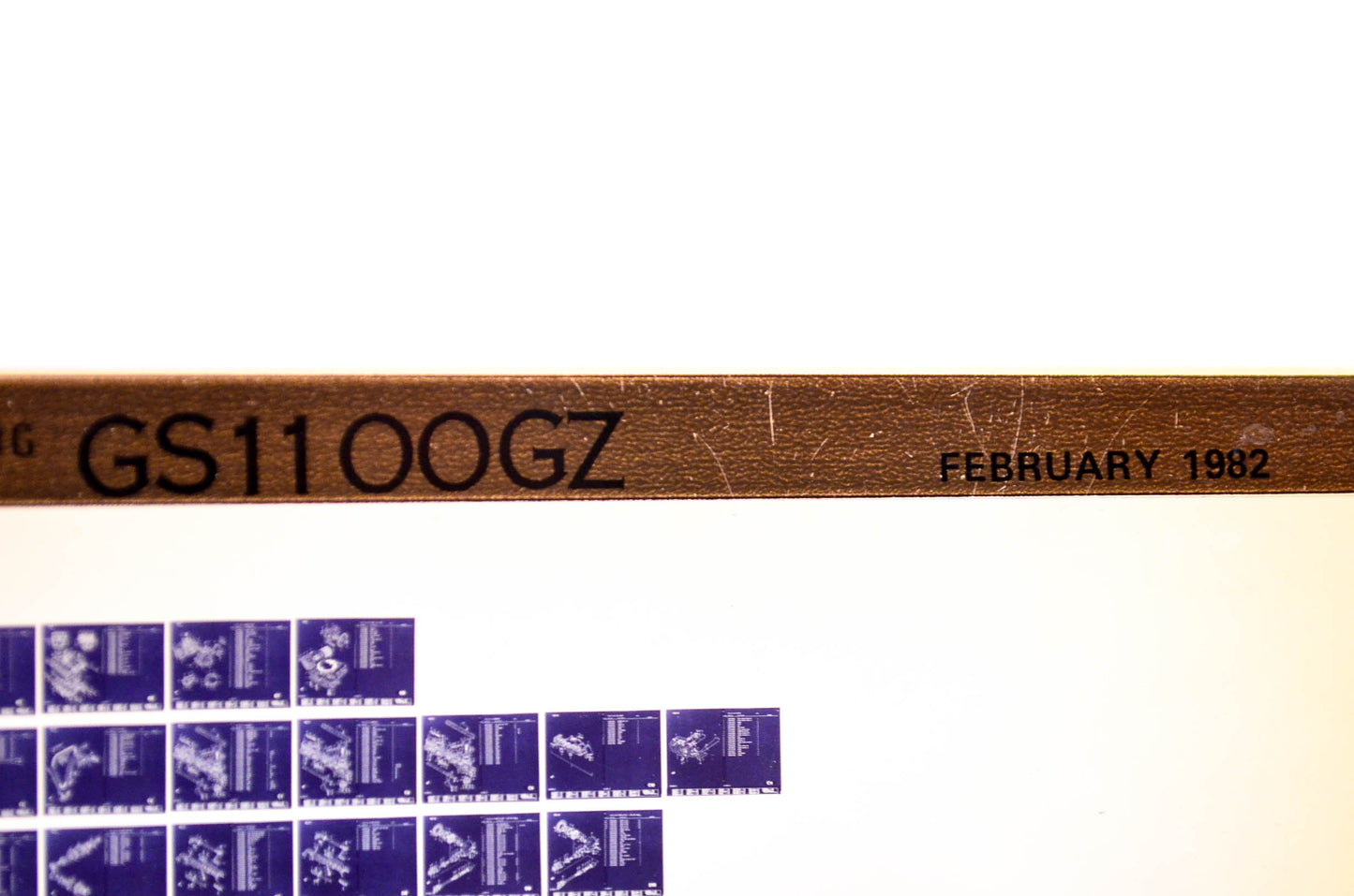OEM Suzuki GS11 00GZ 1982/February Parts Catalog Microfiche