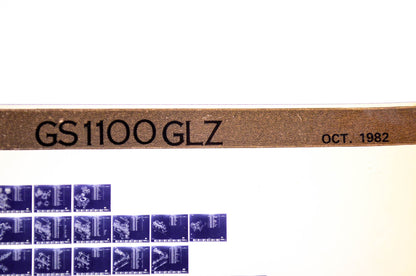 OEM Suzuki GS 1100 GLZ 1982/October Parts Catalog Microfiche