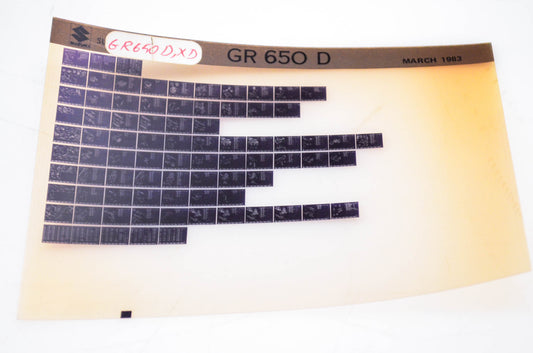 OEM Suzuki GR 650 D 1983/March Parts Catalog Microfiche