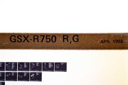OEM Suzuki GSX-R750 R,G 1986/April Parts Catalog Microfiche