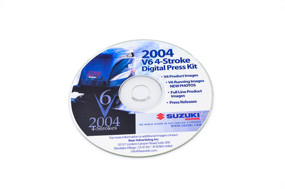 OEM Suzuki 2004 V6 4-Stroke Marine Digital Press Kit DVD