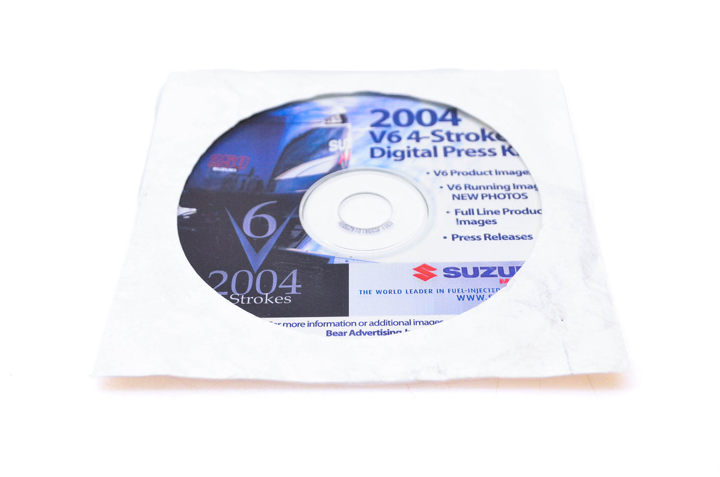 OEM Suzuki 2004 V6 4-Stroke Marine Digital Press Kit DVD