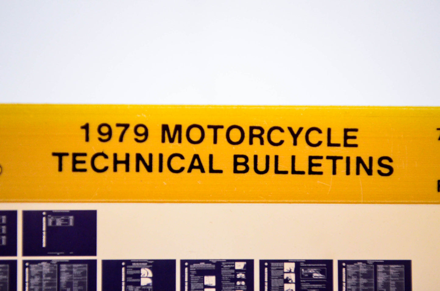 OEM Yamaha 1980/February 8 '79 Motorcycle Technical Bulletins Microfiche