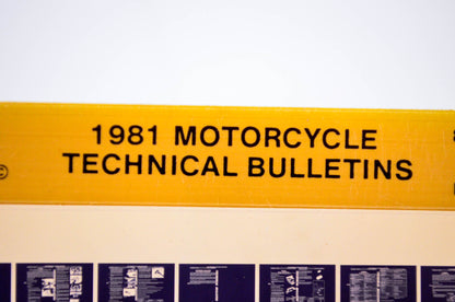 OEM Yamaha 1982/February 2 '81 Motorcycle Technical Bulletins Microfiche