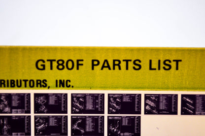 OEM Yamaha GT80F 1979/April 5 '79 Parts List Microfiche