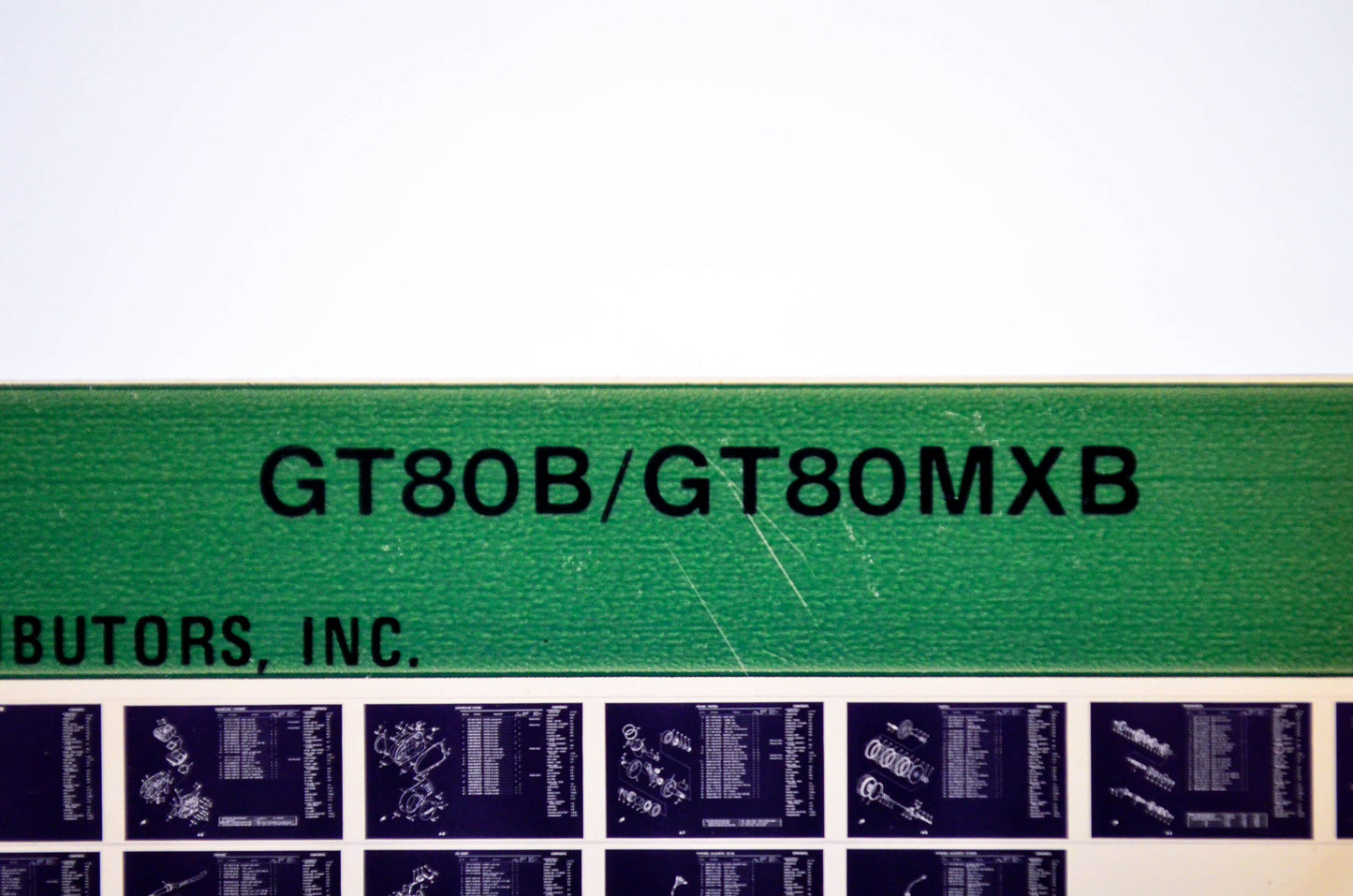 OEM Yamaha GT80B/GT80MXB 1980/January 9 '75 Parts List Microfiche