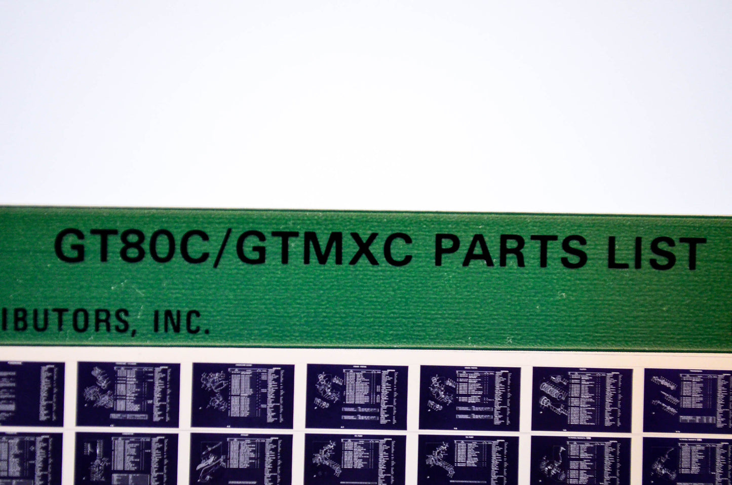 OEM Yamaha GT80C/GTMXC 1982/May 20 '76 Parts List Microfiche