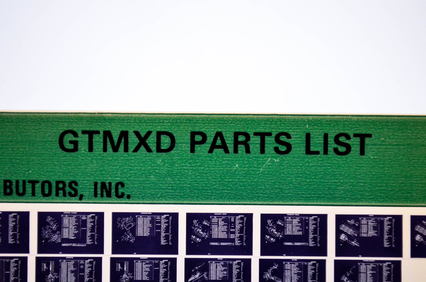 OEM Yamaha GTMXD 1982/June 2 '77 Parts List Microfiche