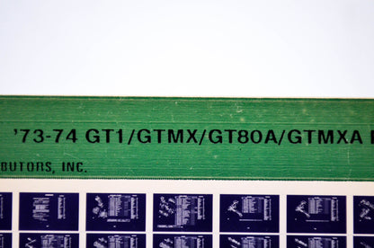 OEM Yamaha GT1/GTMX/GT80A/GTMXA 1984/June 7 '73 -'74 Parts List Microfiche