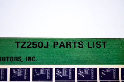 OEM Yamaha TZ250J 1981/October 21 '82 Parts List Microfiche