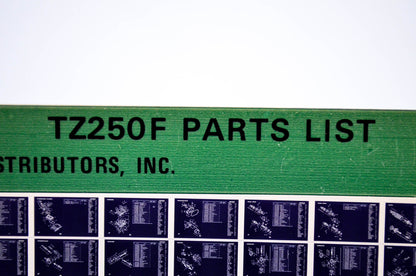 OEM Yamaha TZ250F 1979/January 10 '79 Parts List Microfiche