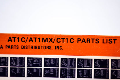OEM Yamaha AT1C/AT1MX/CT1C 1978/December 26 '71 Parts List Microfiche