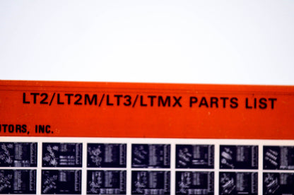 OEM Yamaha LT2/LT2M/LT3/LTMX 1979/April 6 '72 - '73 Parts List Microfiche