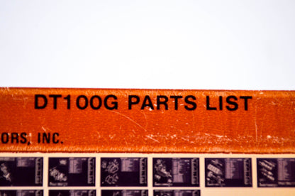 OEM Yamaha DT100G 1980/June 25 '80 Parts List Microfiche