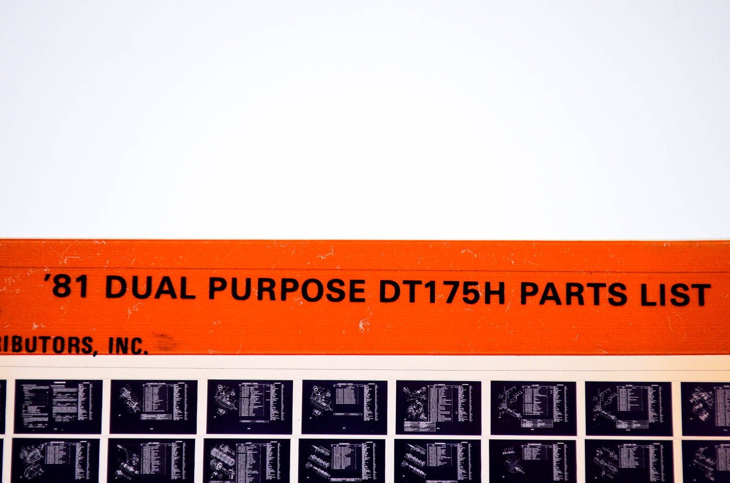 OEM Yamaha DT175H 1983/June 13 '81 Dual Purpose Parts List Microfiche