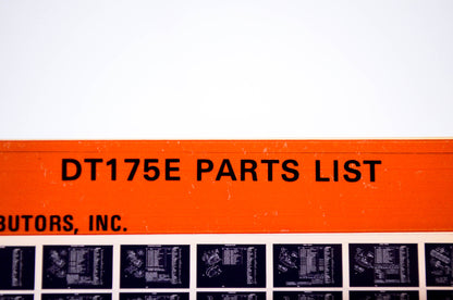 OEM Yamaha DT175E 1982/February 12 '78 Parts List Microfiche