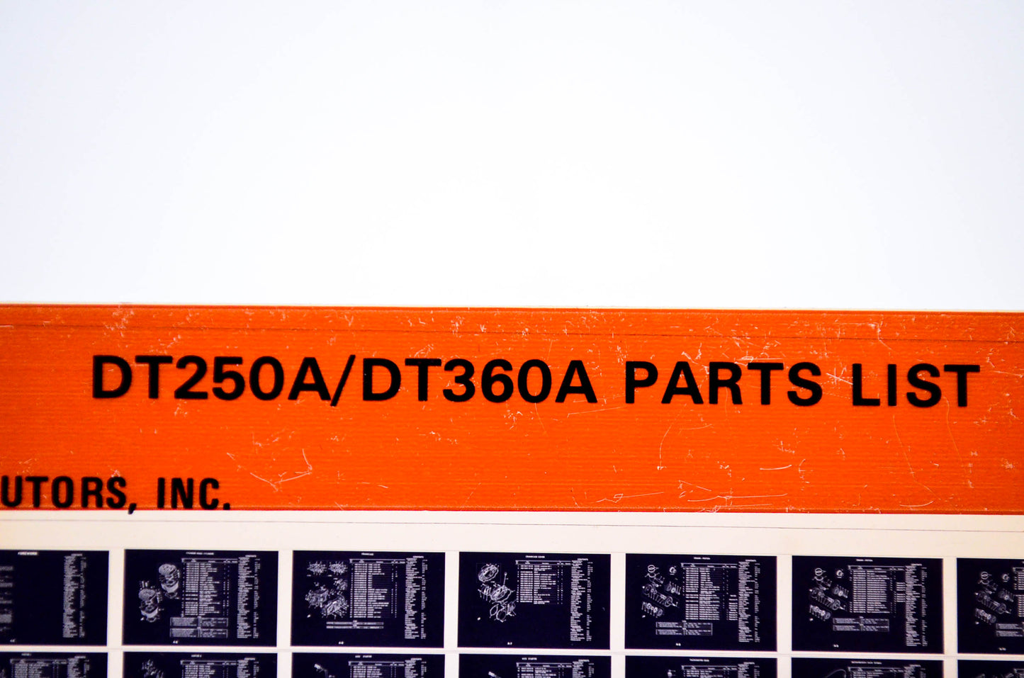 OEM Yamaha DT250A/DT360A 1981/May 22 '74 Parts List Microfiche