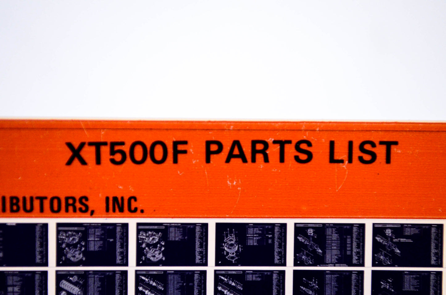 OEM Yamaha XT500F 1981/March 16 '79 Parts List Microfiche