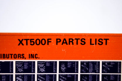 OEM Yamaha XT500F 1981/March 16 '79 Parts List Microfiche