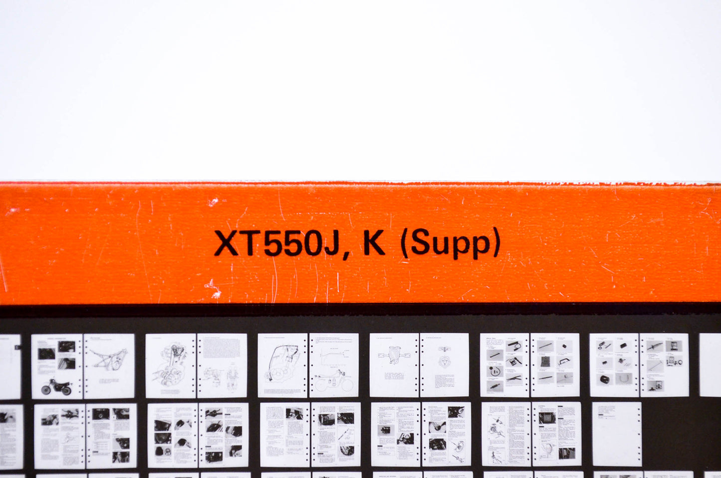 OEM Yamaha XT550J, K 1983/February 4 Service Manual Supplement Microfiche