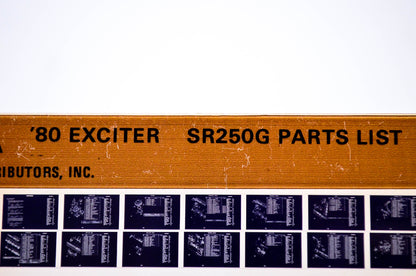 OEM Yamaha SR250G 1983/June 7 '80 Exciter Parts List Microfiche