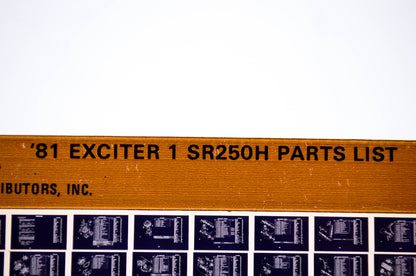 OEM Yamaha SR250H 1983/May 10 '81 Exciter 1 Parts List Microfiche