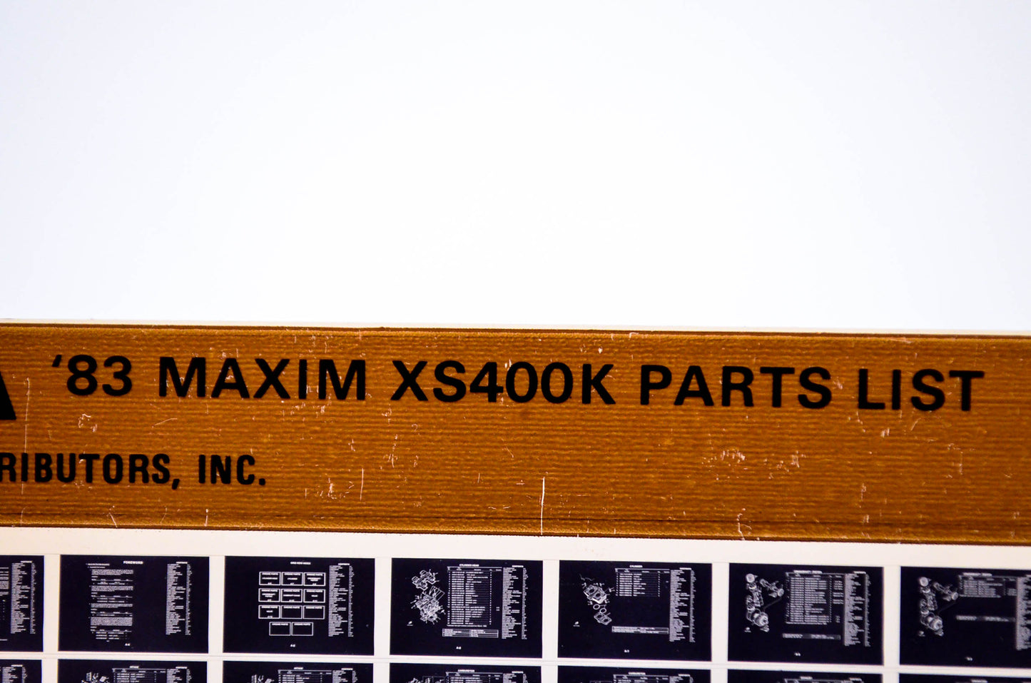 OEM Yamaha XS400K 1983/January 3 '83 Maxim Parts List Microfiche