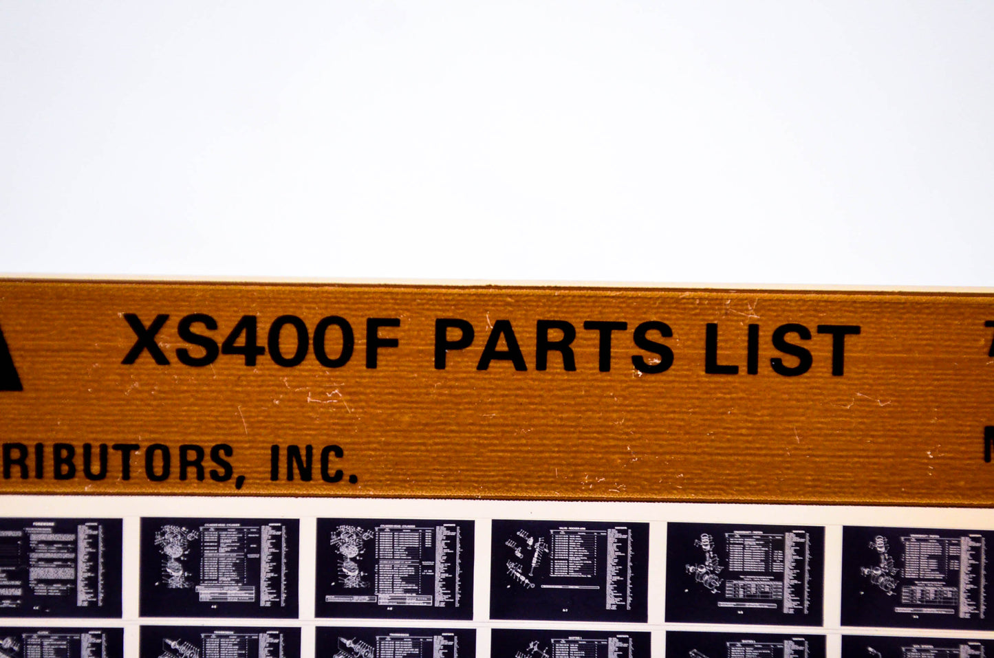 OEM Yamaha XS400F 1983/May 25 '79 Parts List Microfiche