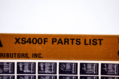 OEM Yamaha XS400F 1983/May 25 '79 Parts List Microfiche