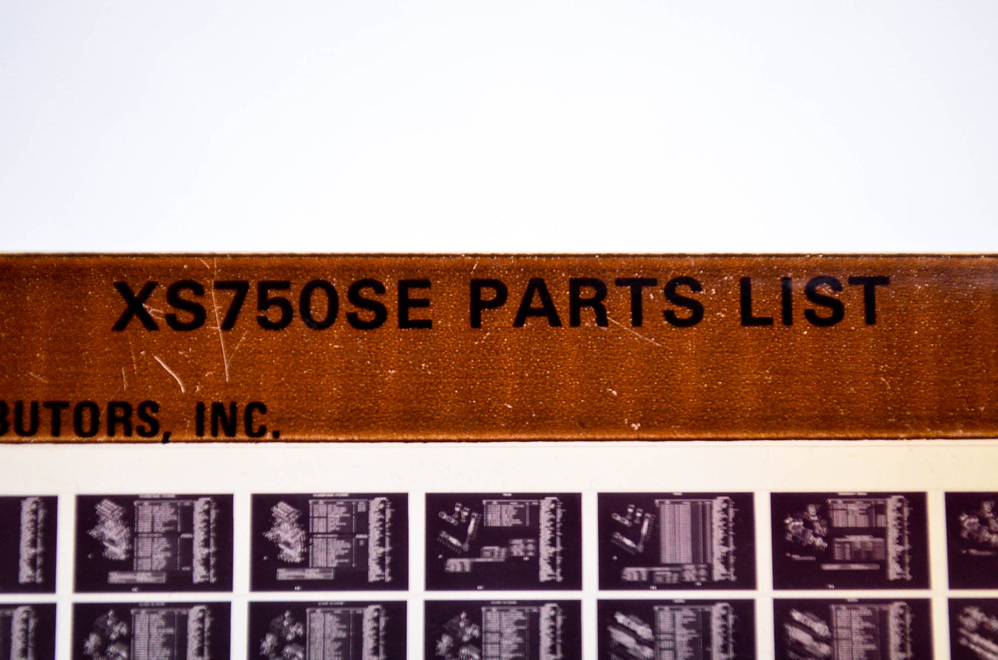OEM Yamaha XS750 SE 1982/January 6 '78 Parts List Microfiche