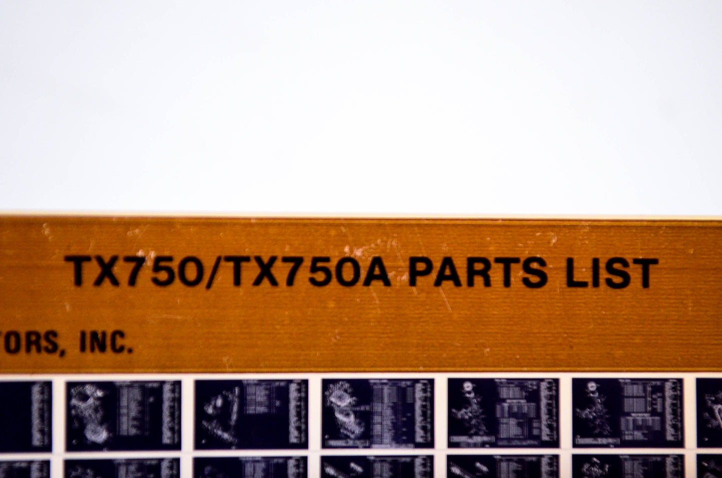 OEM Yamaha TX750/TX750A 1980/May 7 '73 - '74 Parts List Microfiche