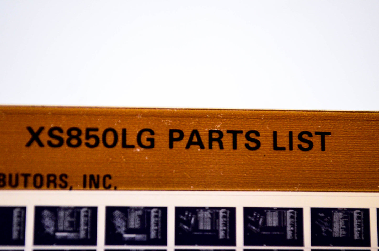 OEM Yamaha XS850LG 1982/May 21 '80 Parts List Microfiche