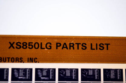OEM Yamaha XS850LG 1982/May 21 '80 Parts List Microfiche
