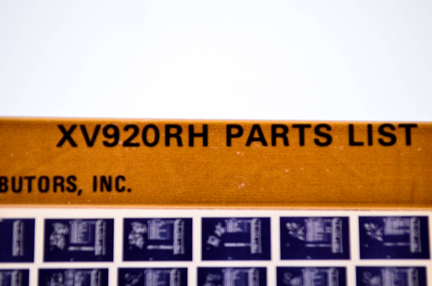 OEM Yamaha XV920RH 1981/October 16 '81 Parts List Microfiche