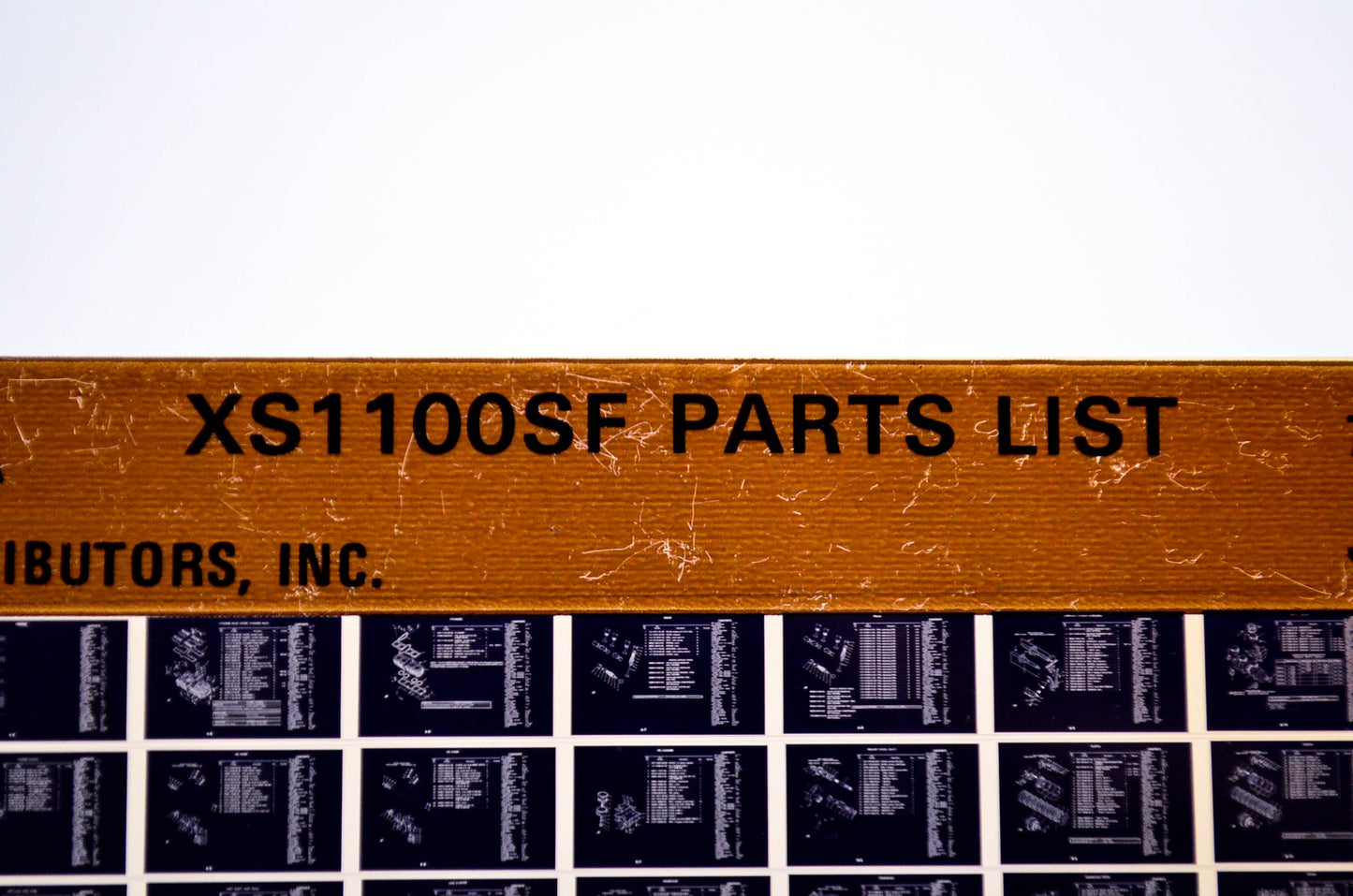 OEM Yamaha XS1100SF 1981/June 10 '79 Parts List Microfiche