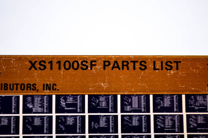OEM Yamaha XS1100SF 1981/June 10 '79 Parts List Microfiche