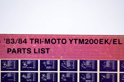 OEM Yamaha YTM200EK/EL 1985/May 22 '83 - '84 Tri-Moto Parts List Microfiche