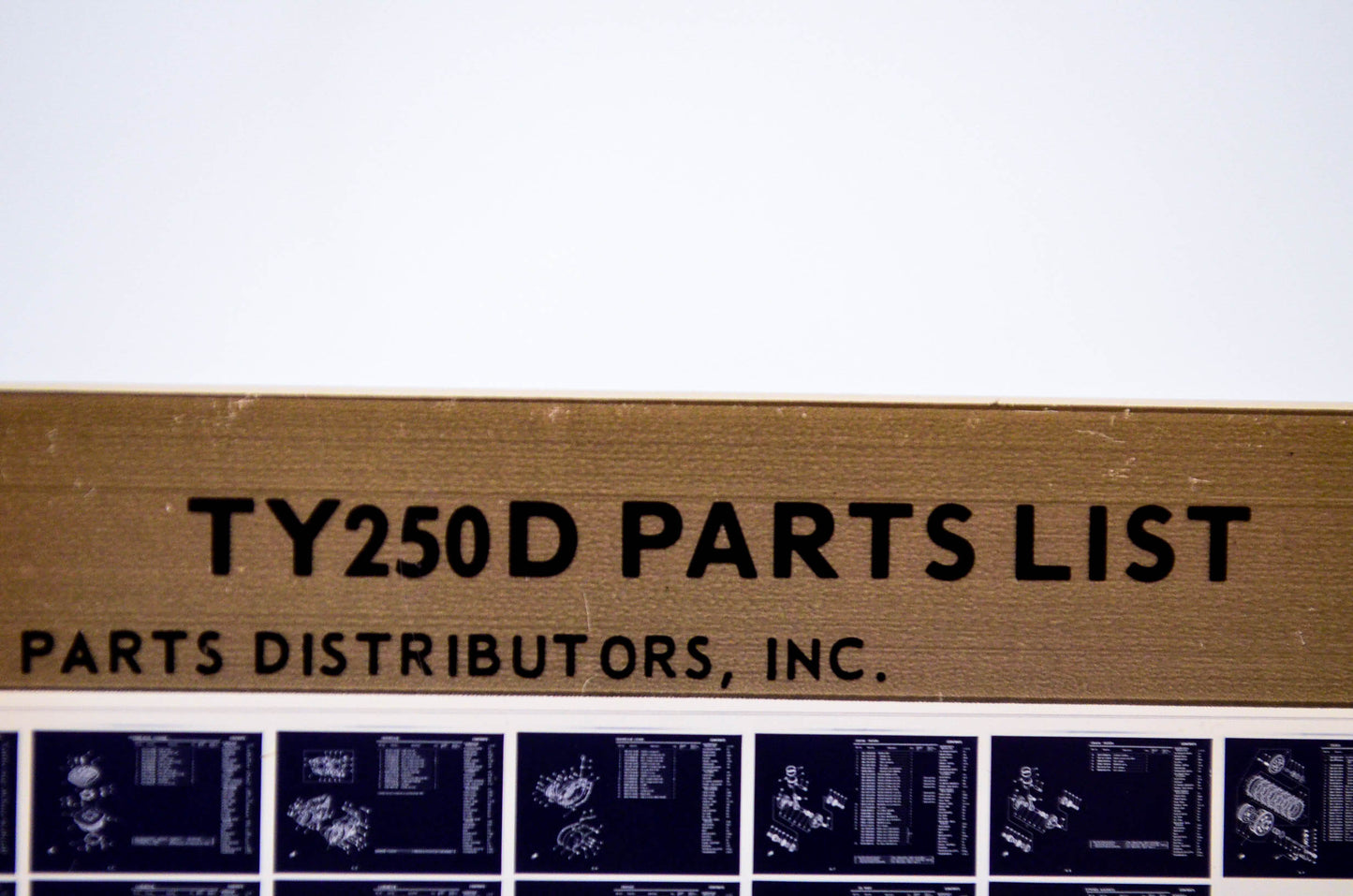 OEM Yamaha TY250D 1977/February 4 '77 Parts List Microfiche