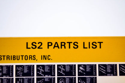 OEM Yamaha LS2 1979/January 19 '72 Parts List Microfiche