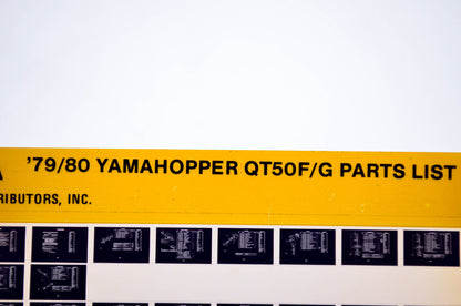OEM Yamaha QT50F/G 1984/April 2 '79 - '80 Yamahopper Parts List Microfiche
